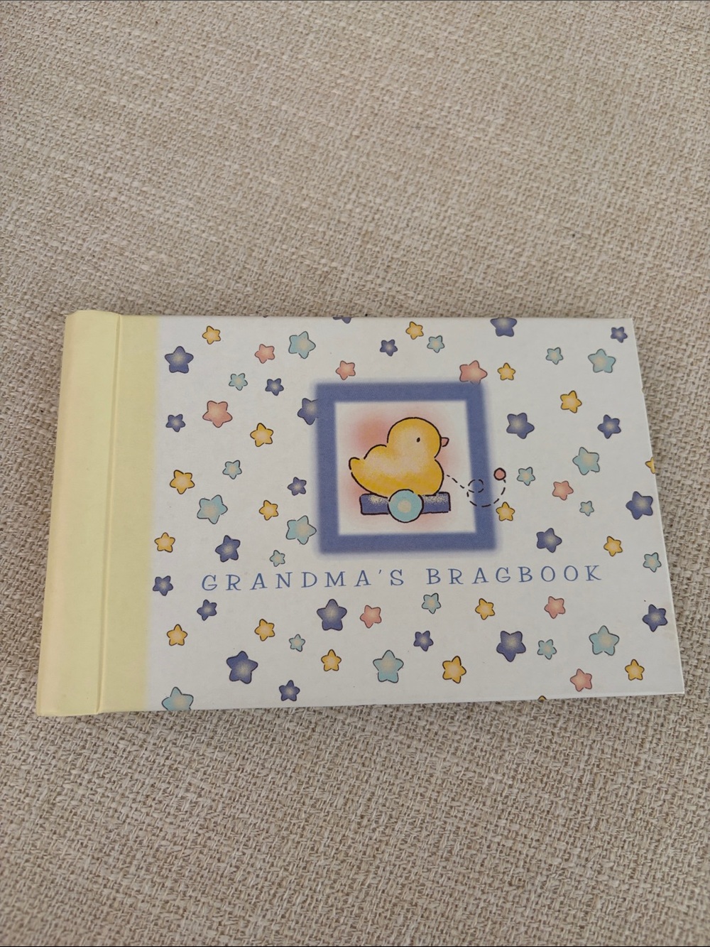 Grandma's Bragbook Yellow Star Baby Photo Album